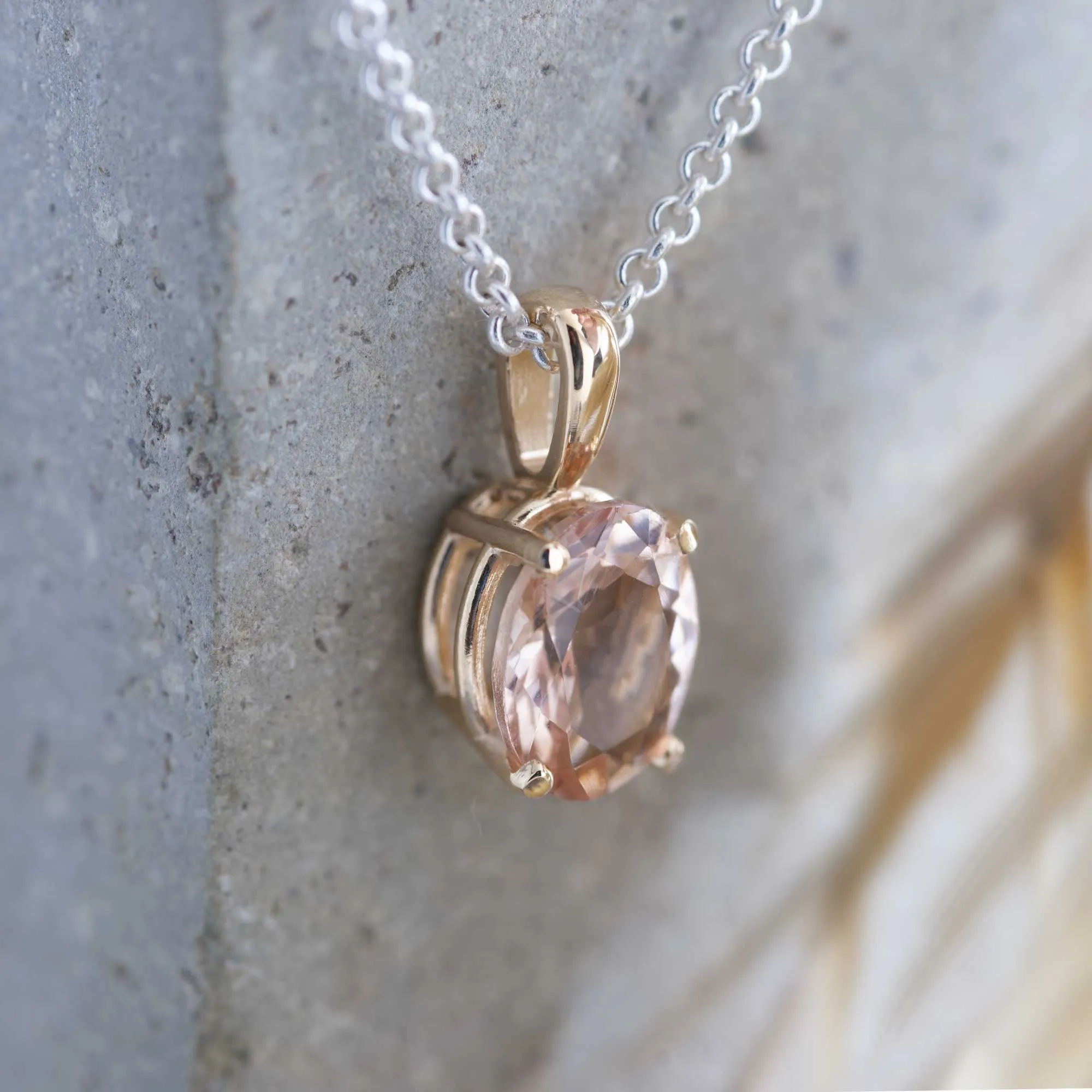 Morganite Pendant