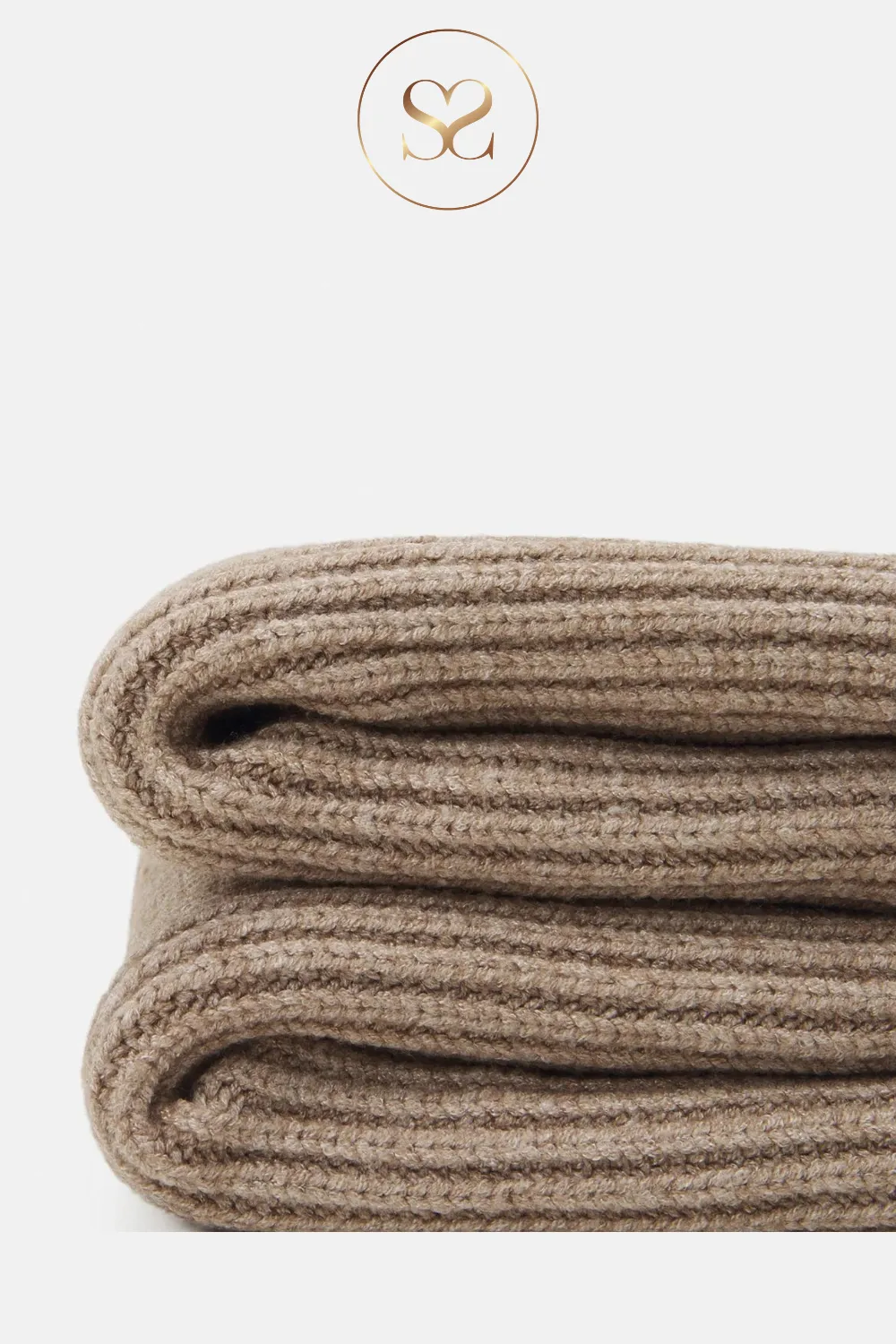 MOSS COPENHAGEN - GALINE RACHELLE OATMEAL WOMEN'S SCARF