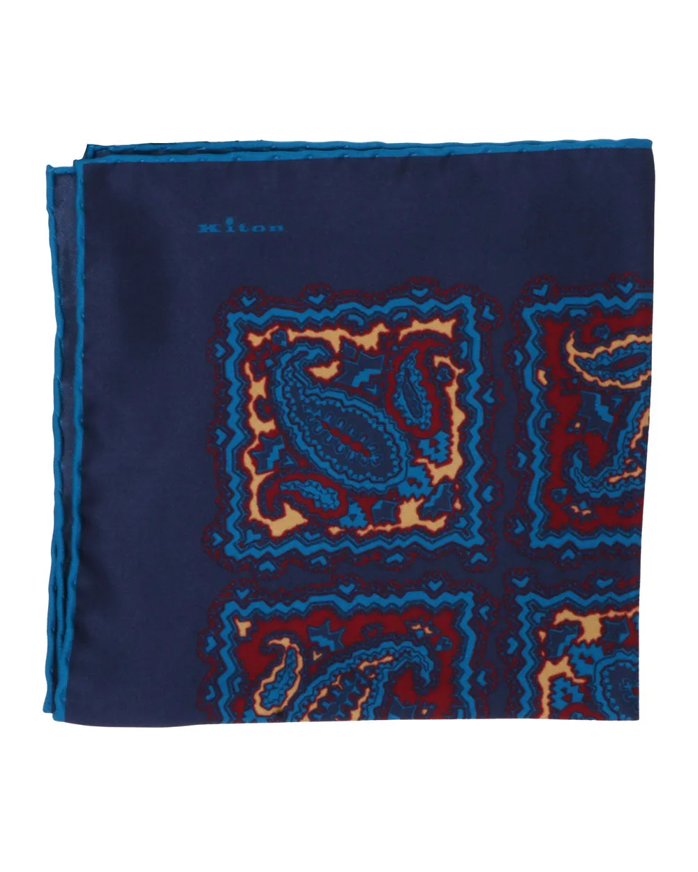 Multicolor Medallion Silk Pocket Square