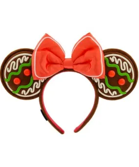 NA Minnie Mouse Gingerbread Ear Headband for Adults Disney Eats