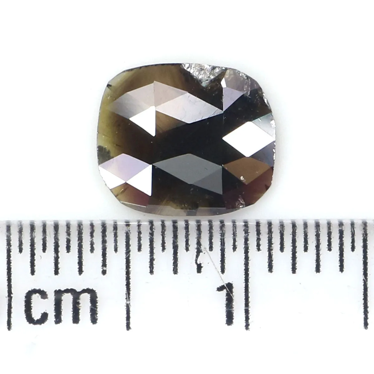 Natural Loose Cushion Brown Color Diamond 0.74 CT 7.50 MM Cushion Shape Rose Cut Diamond L6939