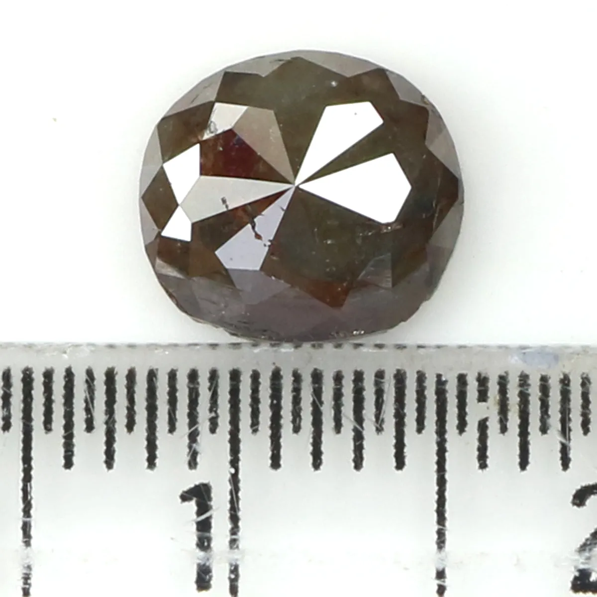 Natural Loose Cushion Brown Color Diamond 1.45 CT 7.90 MM Cushion Shape Rose Cut Diamond L7178