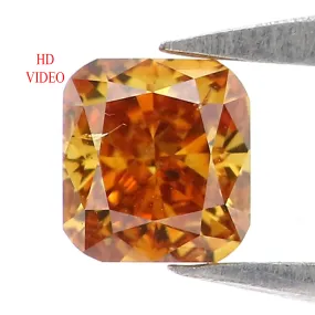 Natural Loose Cushion Diamond Yellow Brown Color 0.28 CT 3.75 MM Cushion Shape Rose Cut Diamond L8624