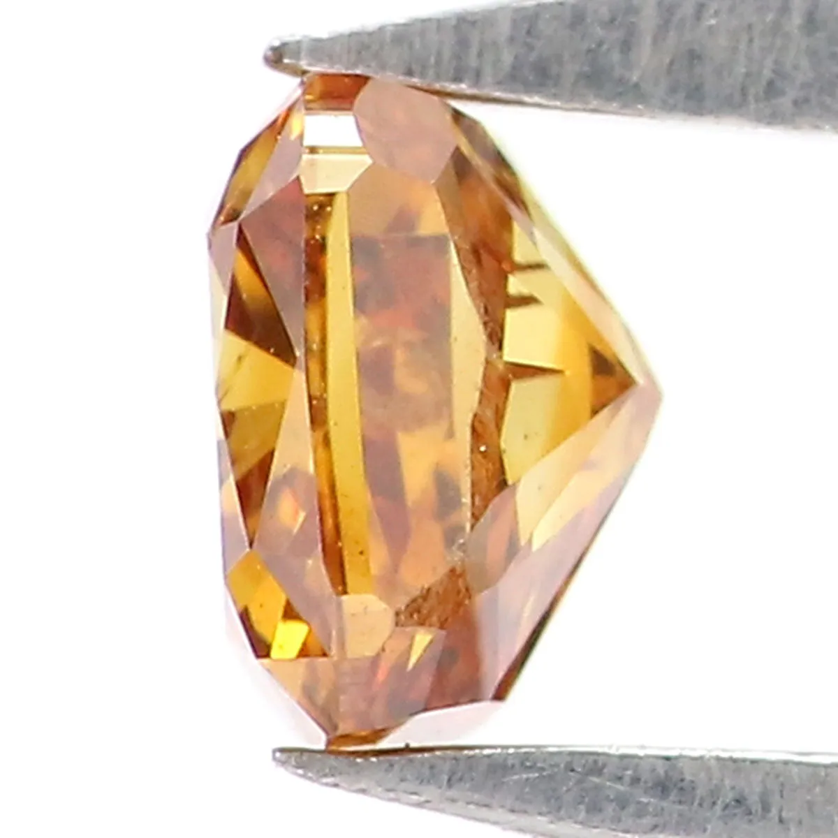 Natural Loose Cushion Diamond Yellow Brown Color 0.28 CT 3.75 MM Cushion Shape Rose Cut Diamond L8624