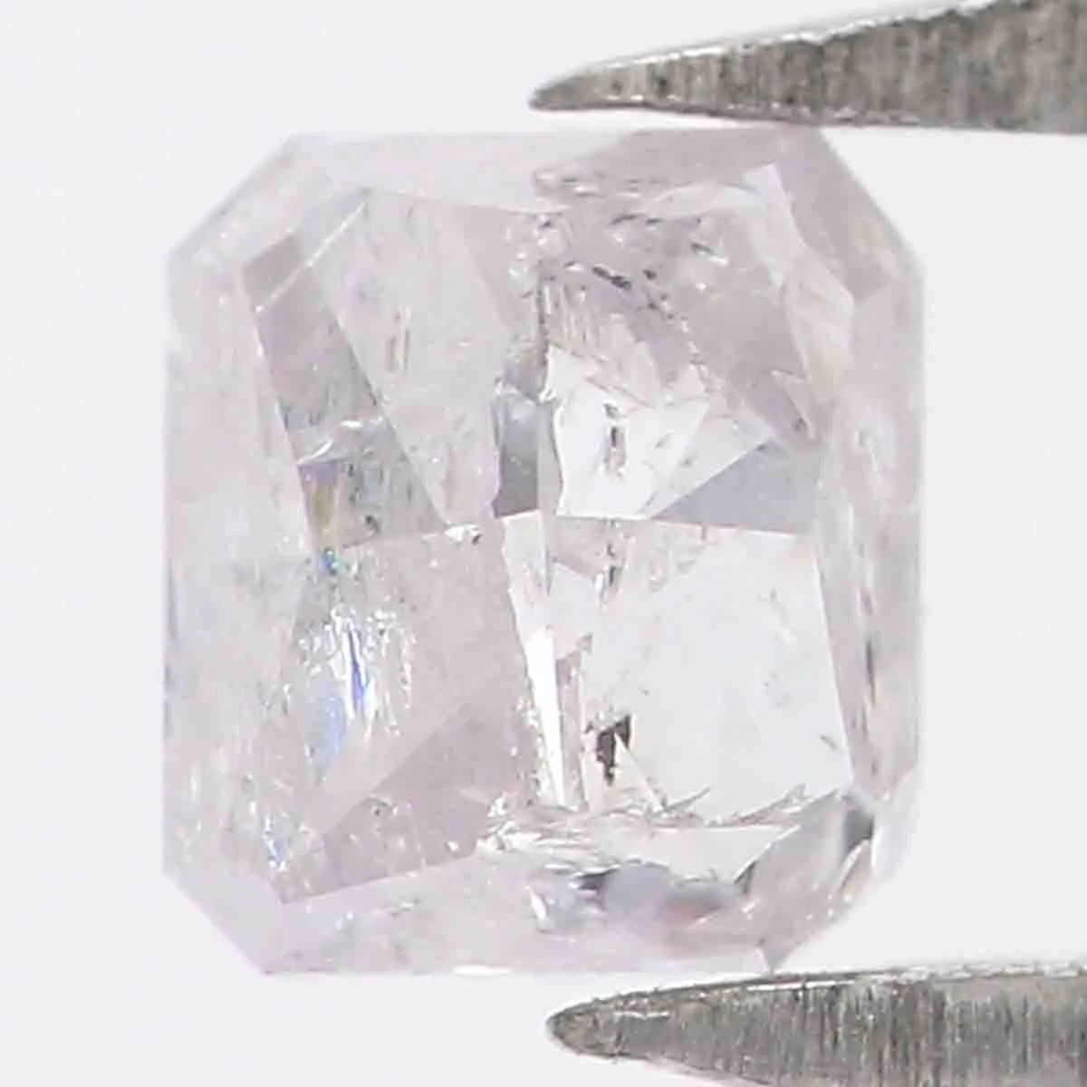 Natural Loose Cushion Pink Color Diamond 0.198 CT 3.40 MM Cushion Shape Rose Cut Diamond KR935