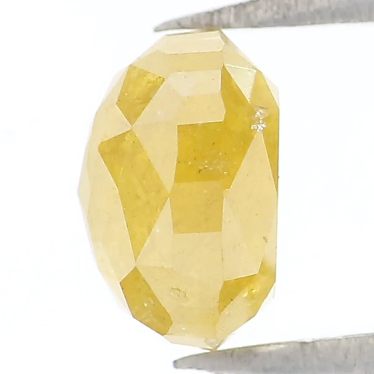 Natural Loose Cushion Yellow Color Diamond 1.17 CT 5.95 MM Cushion Shape Rose Cut Diamond L9233