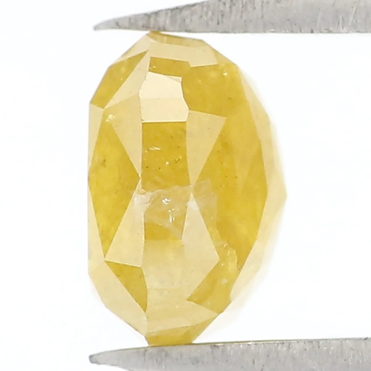 Natural Loose Cushion Yellow Color Diamond 1.17 CT 5.95 MM Cushion Shape Rose Cut Diamond L9233