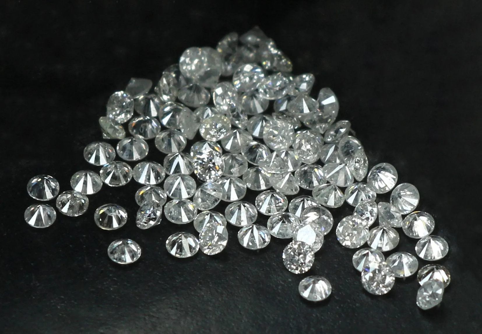 Natural Loose Diamond Brilliant Round G H White Color I1 I3 Clarity 1.25 to 1.55 MM 100% REAL 25 PCS Q06