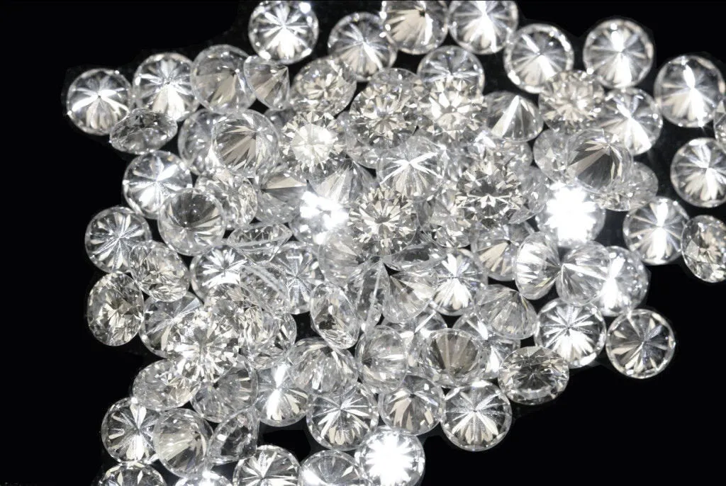 Natural Loose Diamond Brilliant Round G H White Color I1 I3 Clarity 1.25 to 1.55 MM 100% REAL 25 PCS Q06