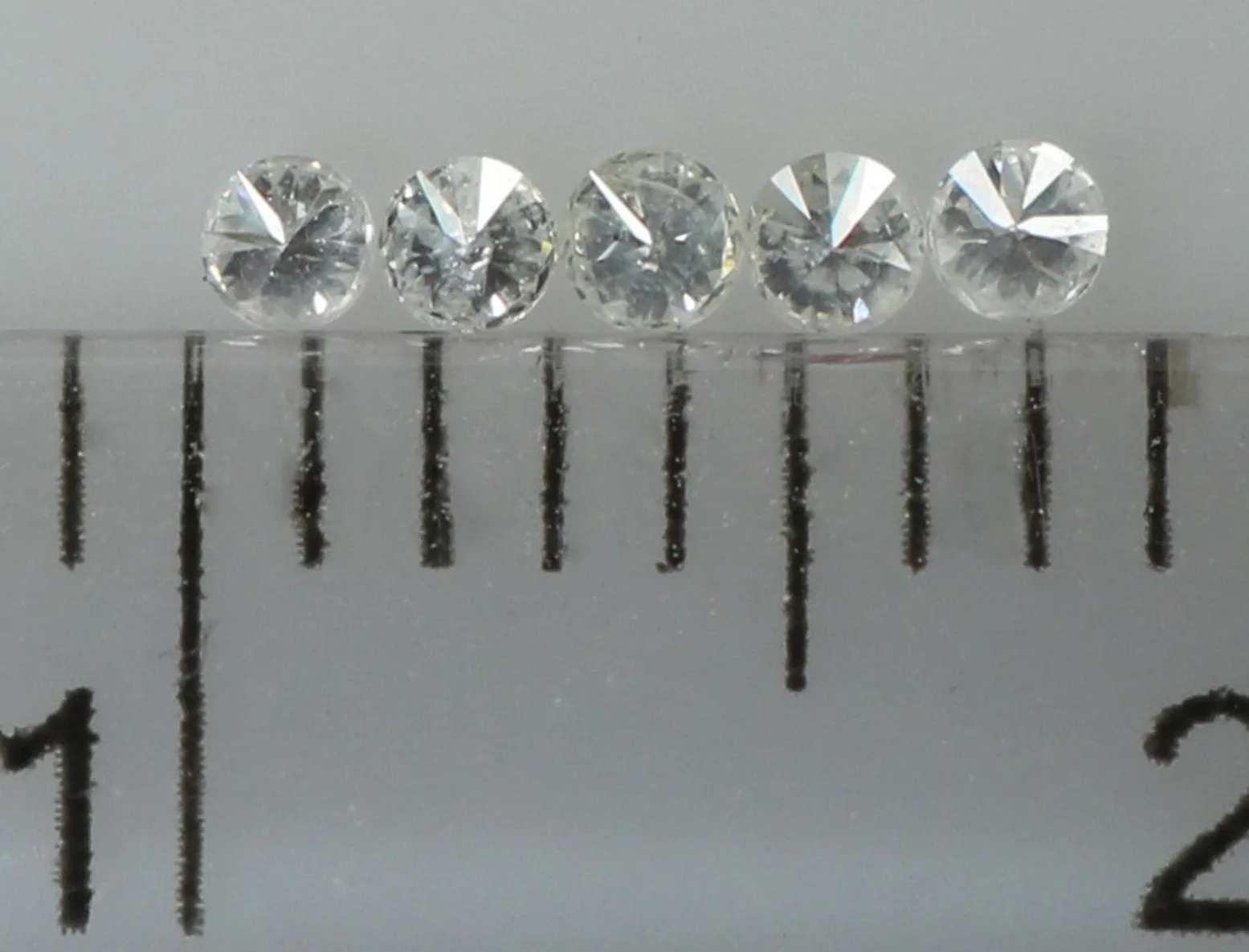 Natural Loose Diamond Brilliant Round G H White Color I1 I3 Clarity 1.25 to 1.55 MM 100% REAL 25 PCS Q06