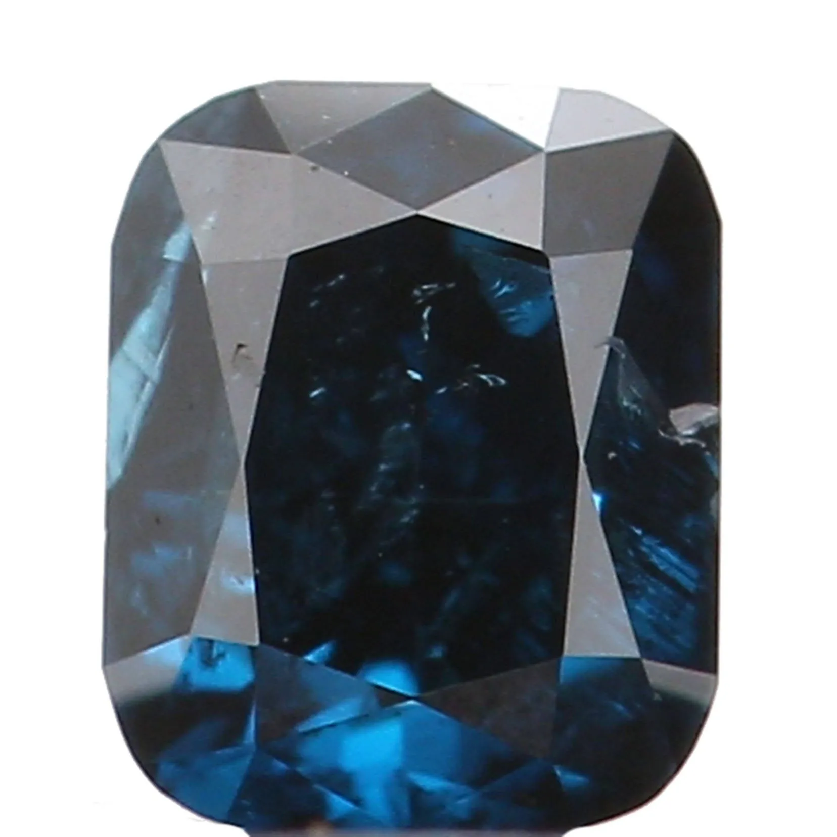 Natural Loose Diamond Cushion Blue Color SI2 Clarity 3.10 MM 0.15 Ct KR877