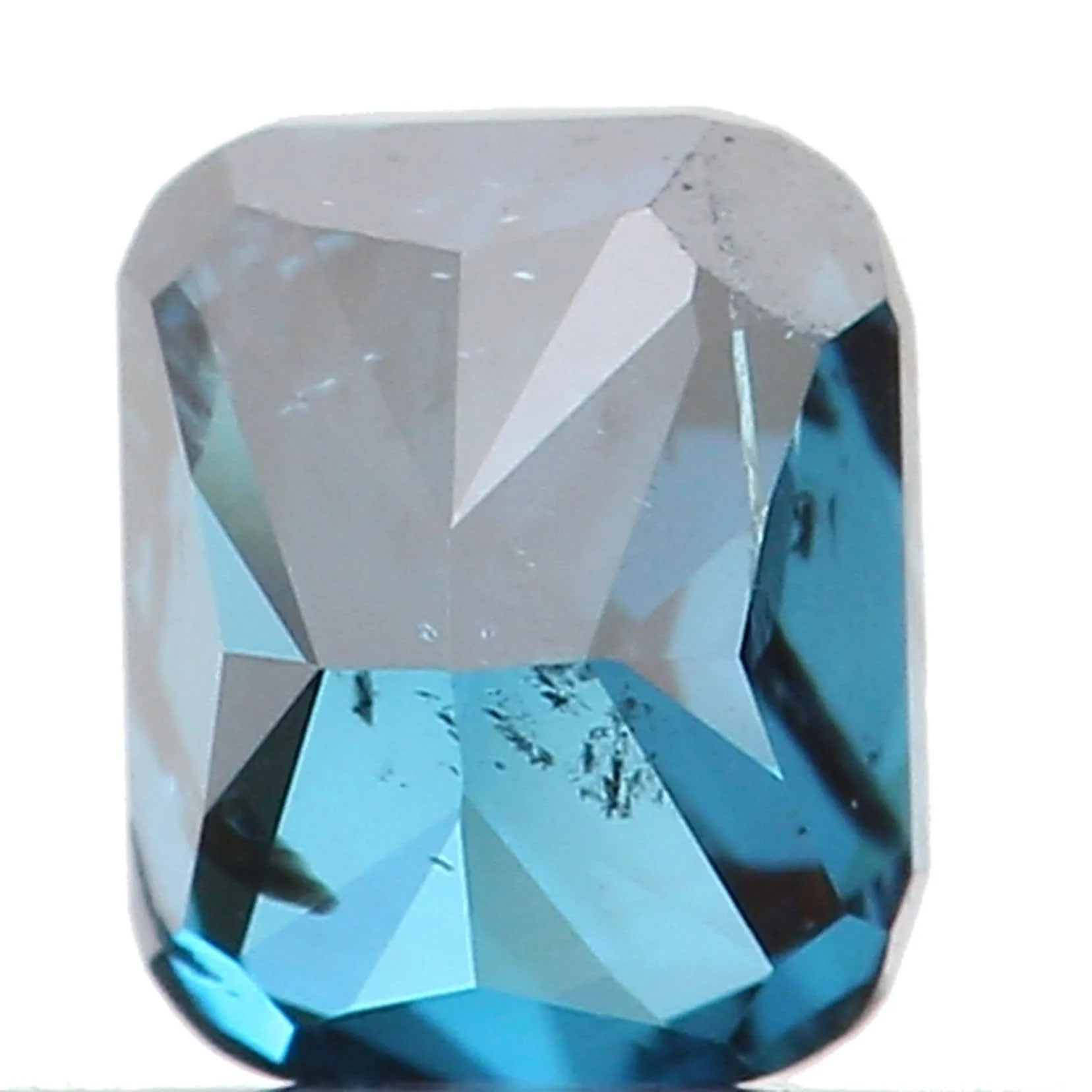 Natural Loose Diamond Cushion Blue Color SI2 Clarity 3.10 MM 0.15 Ct KR877