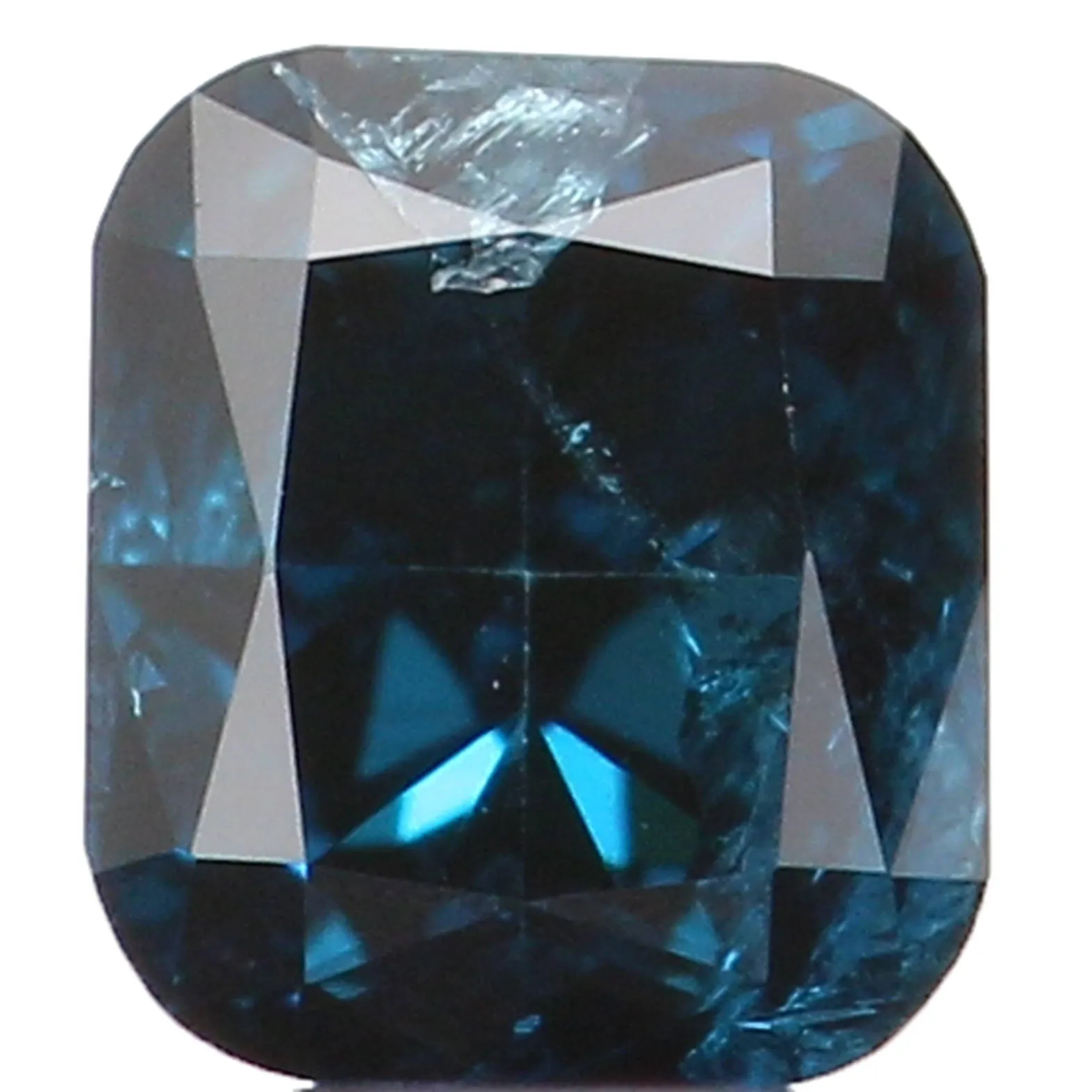 Natural Loose Diamond Cushion Blue Color SI2 Clarity 3.20 MM 0.16 Ct L5760