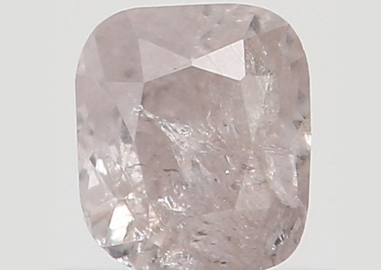 Natural Loose Diamond Cushion Brown Grey Color I3 Clarity 2.80 MM 0.12 Ct KR933