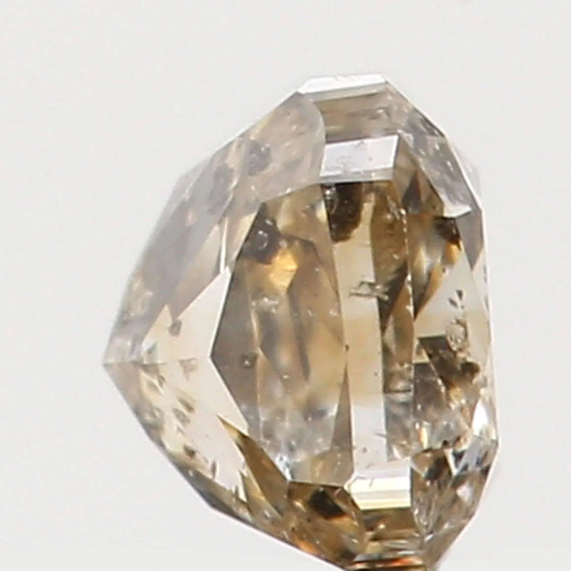 Natural Loose Diamond Cushion Brown Yellow Color I1 Clarity 2.80 MM 0.14 Ct L5412