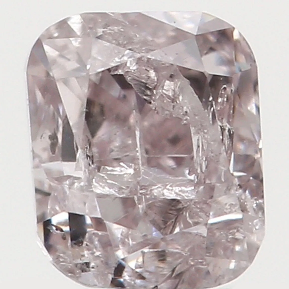 Natural Loose Diamond Cushion Pink Color I2 Clarity 3.30 MM 0.20 Ct KR1400