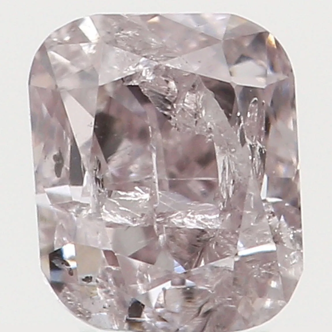 Natural Loose Diamond Cushion Pink Color I2 Clarity 3.30 MM 0.20 Ct KR1400