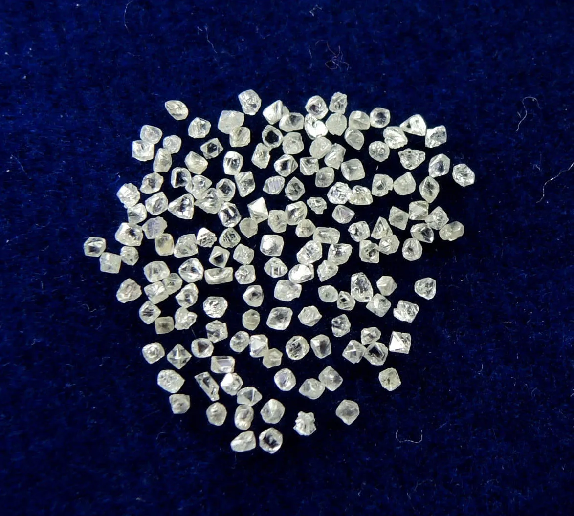 Natural Loose Diamond Raw Rough Fancy White Color I2 Clarity 500 Pcs Lot Q81