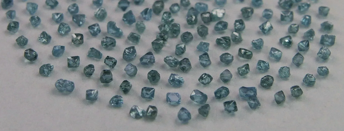 Natural Loose Diamond Rough Blue Color SI1 Clarity 4.00 Ct Lot Q88