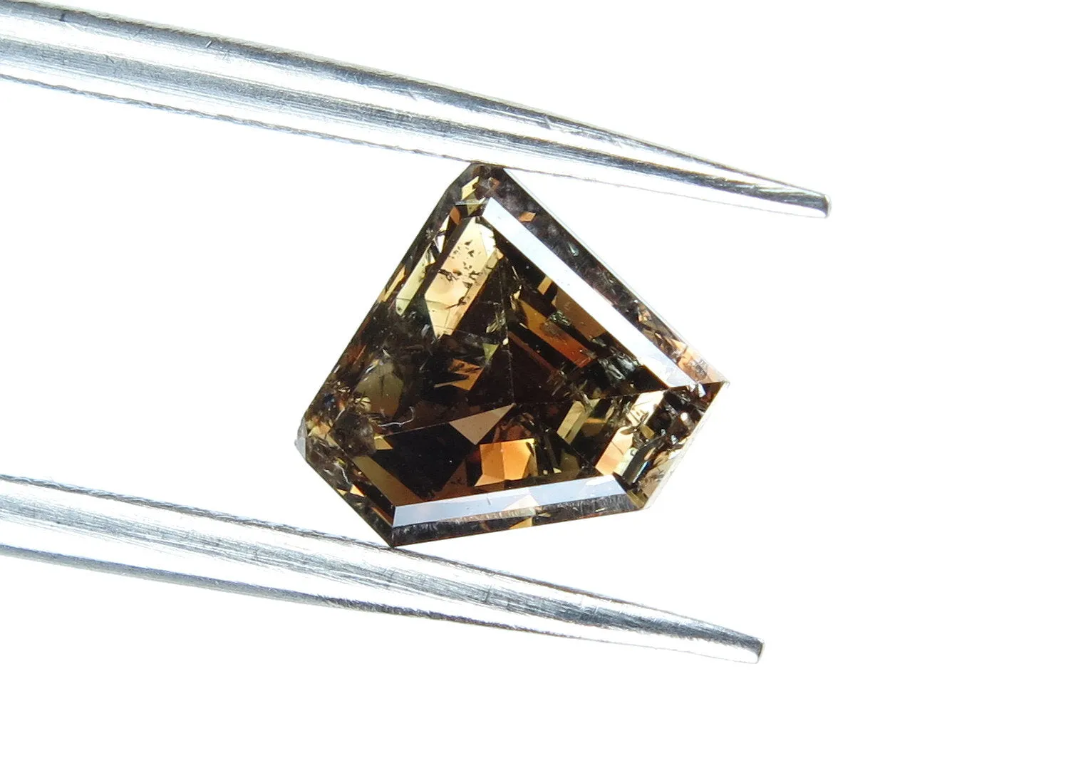 Natural Loose Diamonds Fancy Deep Orange Brown 6.80 MM 1.33 Ct