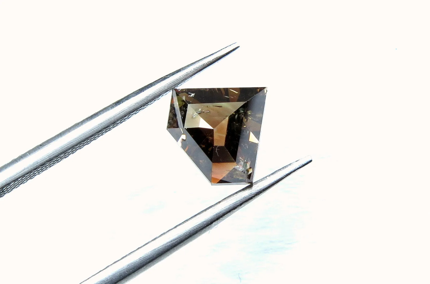 Natural Loose Diamonds Fancy Deep Orange Brown 6.80 MM 1.33 Ct