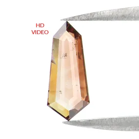 Natural Loose Shield Brown Color Diamond 0.50 CT 9.10 MM Shield Shape Rose Cut Diamond KDL1613