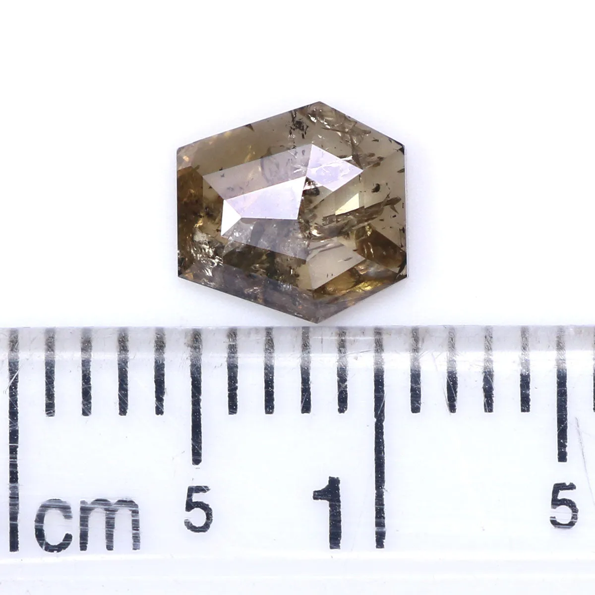 Natural Loose Shield Brown Color Diamond 0.70 CT 6.30 MM Shield Shape Rose Cut Diamond L7437