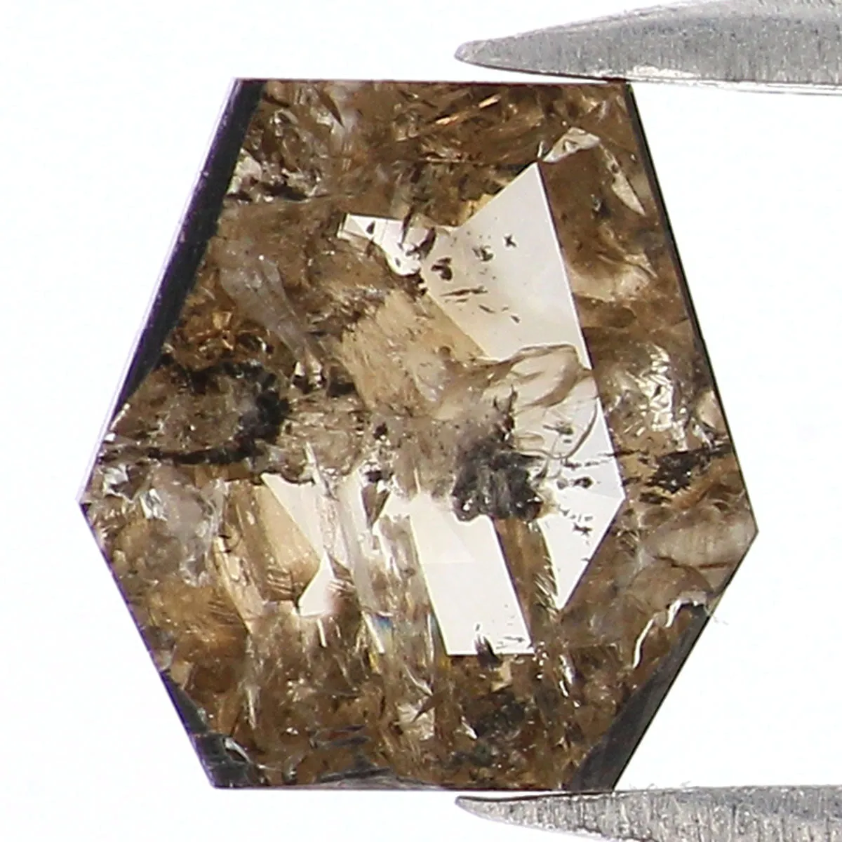 Natural Loose Shield Brown Color Diamond 0.70 CT 6.30 MM Shield Shape Rose Cut Diamond L7437