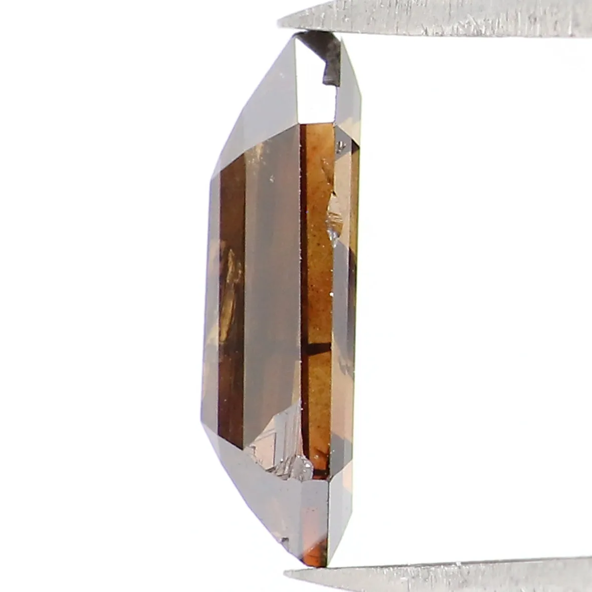 Natural Loose Shield Brown Color Diamond 0.81 CT 9.15 MM Shield Shape Rose Cut Diamond L1656