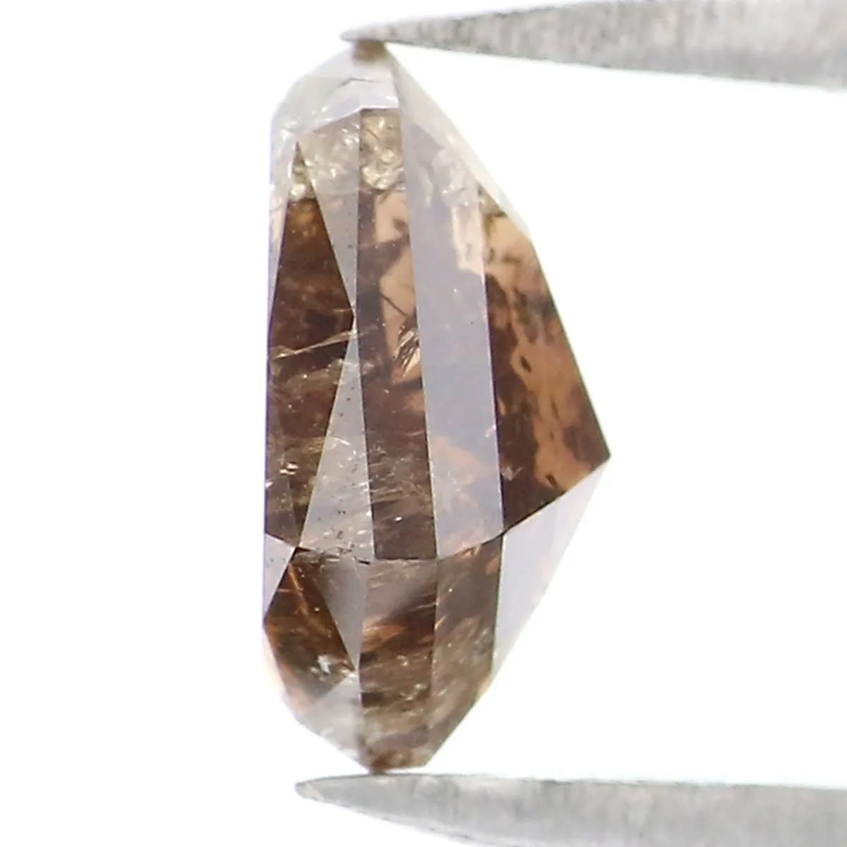 Natural Loose Shield Brown Color Diamond 0.91 CT 6.95 MM Shield Shape Rose Cut Diamond L9584