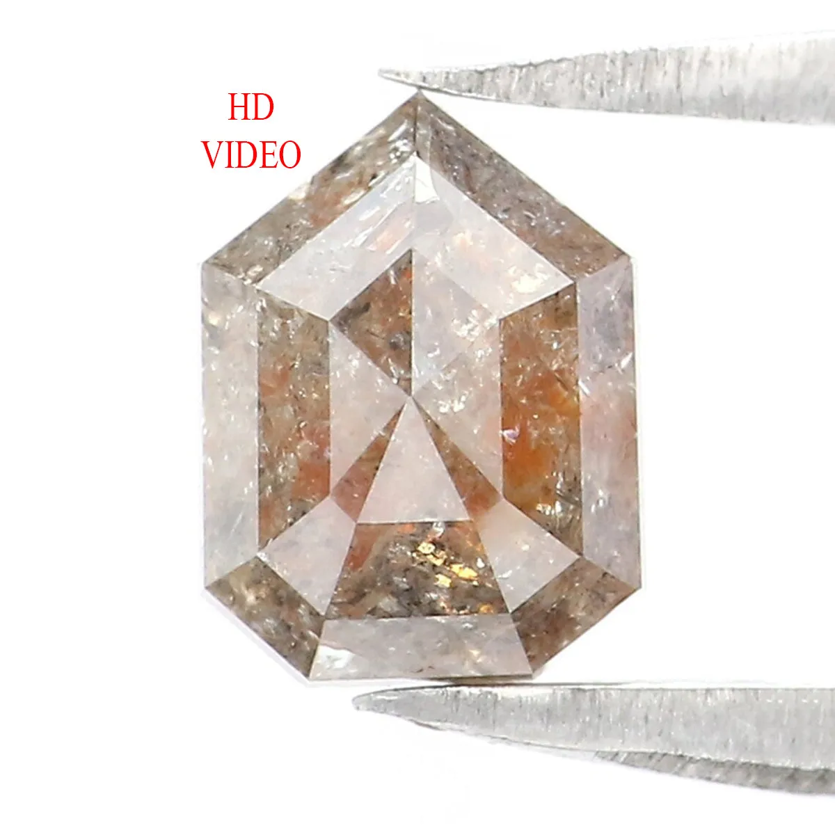 Natural Loose Shield Brown Color Diamond 1.05 CT 6.55 MM Shield Shape Rose Cut Diamond L9237