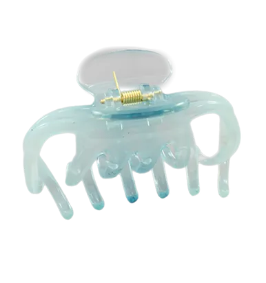 Octopus Claw Hair Clip, Blue