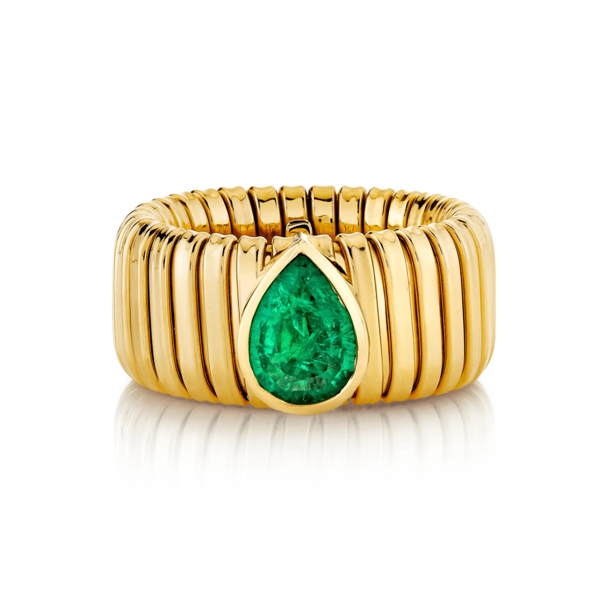 Ouroboros Emerald Ring