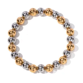 'Palmer' Two Tone Beaded Bracelet