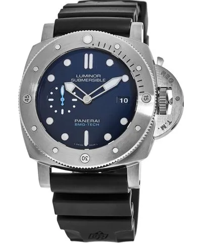 Panerai Submersible 47MM BMG-TECH Blue Dial Titanium Men's Watch PAM00692