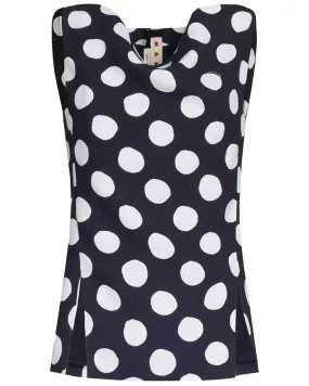 Polka Dot Sleeveless Top