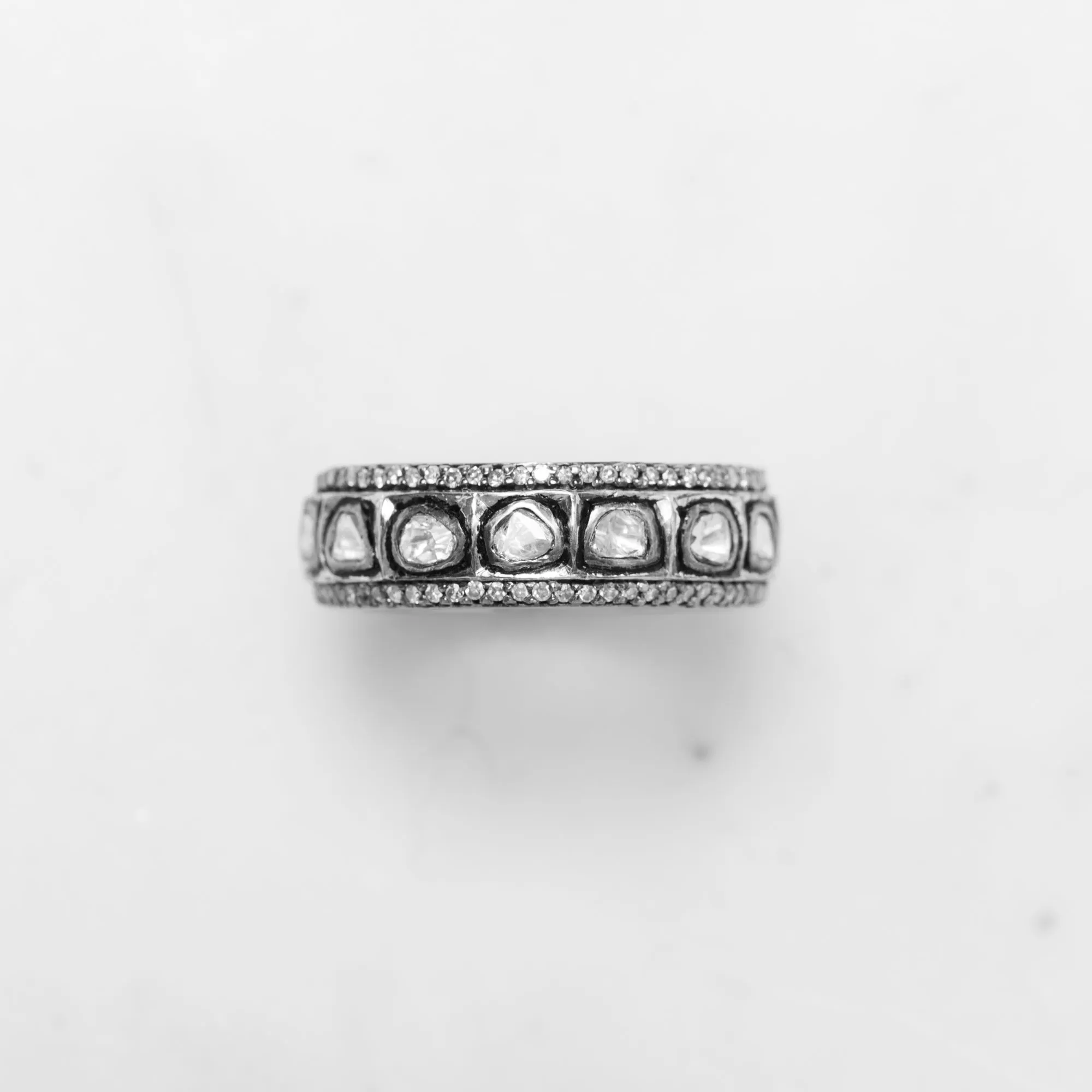 Polki Diamonds Band Ring