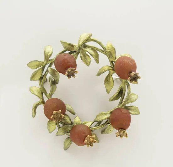 Pomegrante Brooch