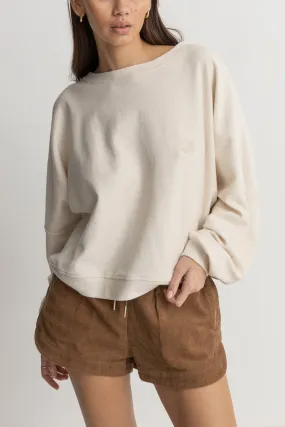 Reverse Terry Slouch Fleece Natural