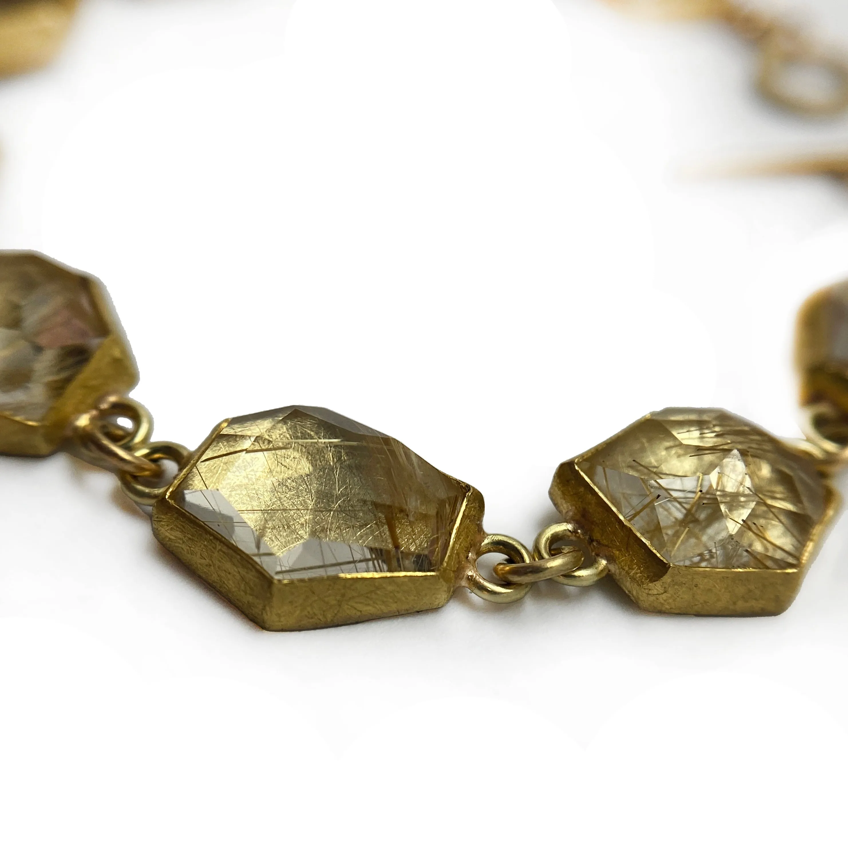 Rutilated Quartz Bracelet