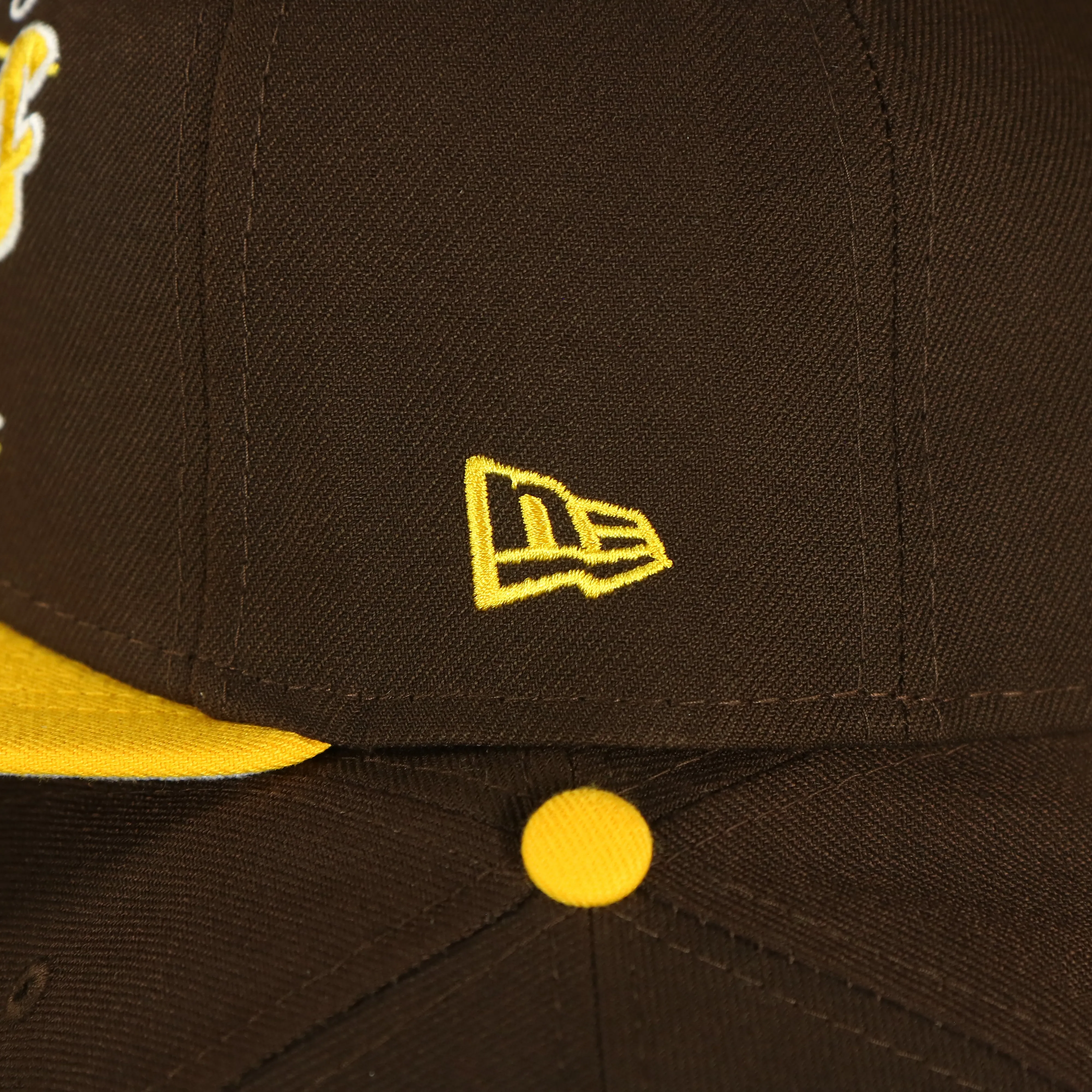 San Diego Padres Team Script College Bar 9Fifty Snapback Hat | Brown/Yellow Steelers 950 Snap Cap