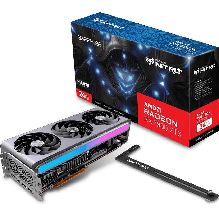 Sapphire Radeon NITRO+ Graphics Video Card RX 7900 XTX Vapor-X 24GB GDDR6