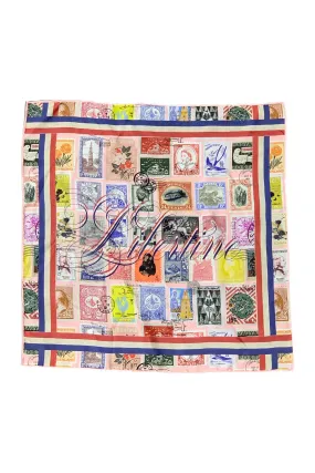 'Sending our love Stamps' Scarf