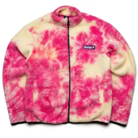 SINCLAIR FULL ZIP COZY TIE DYE SHERPA