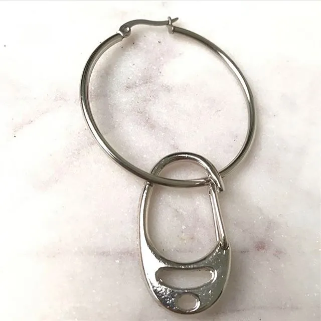 Single clip earring