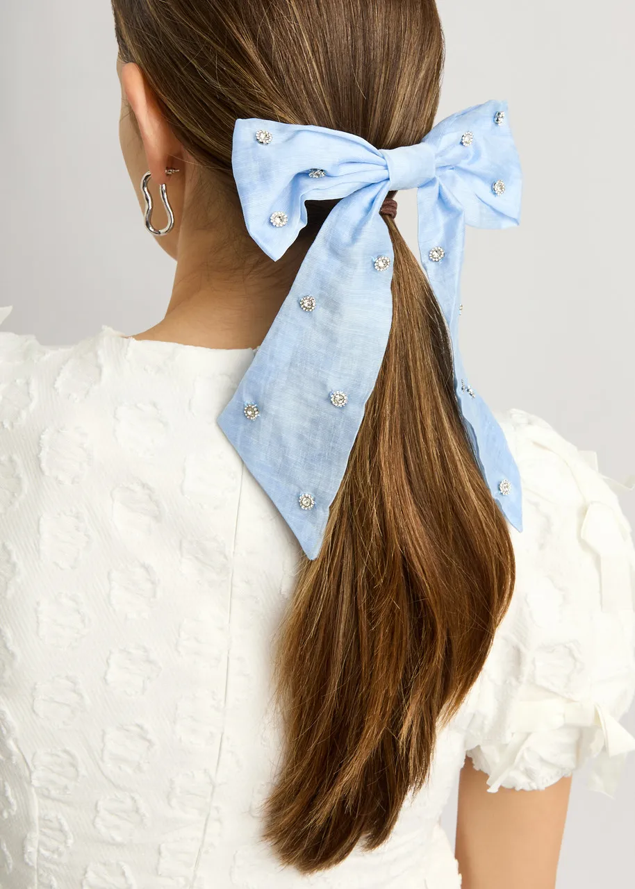 SISTER JANE Honey embellished bow hair clip -                         -                     -                