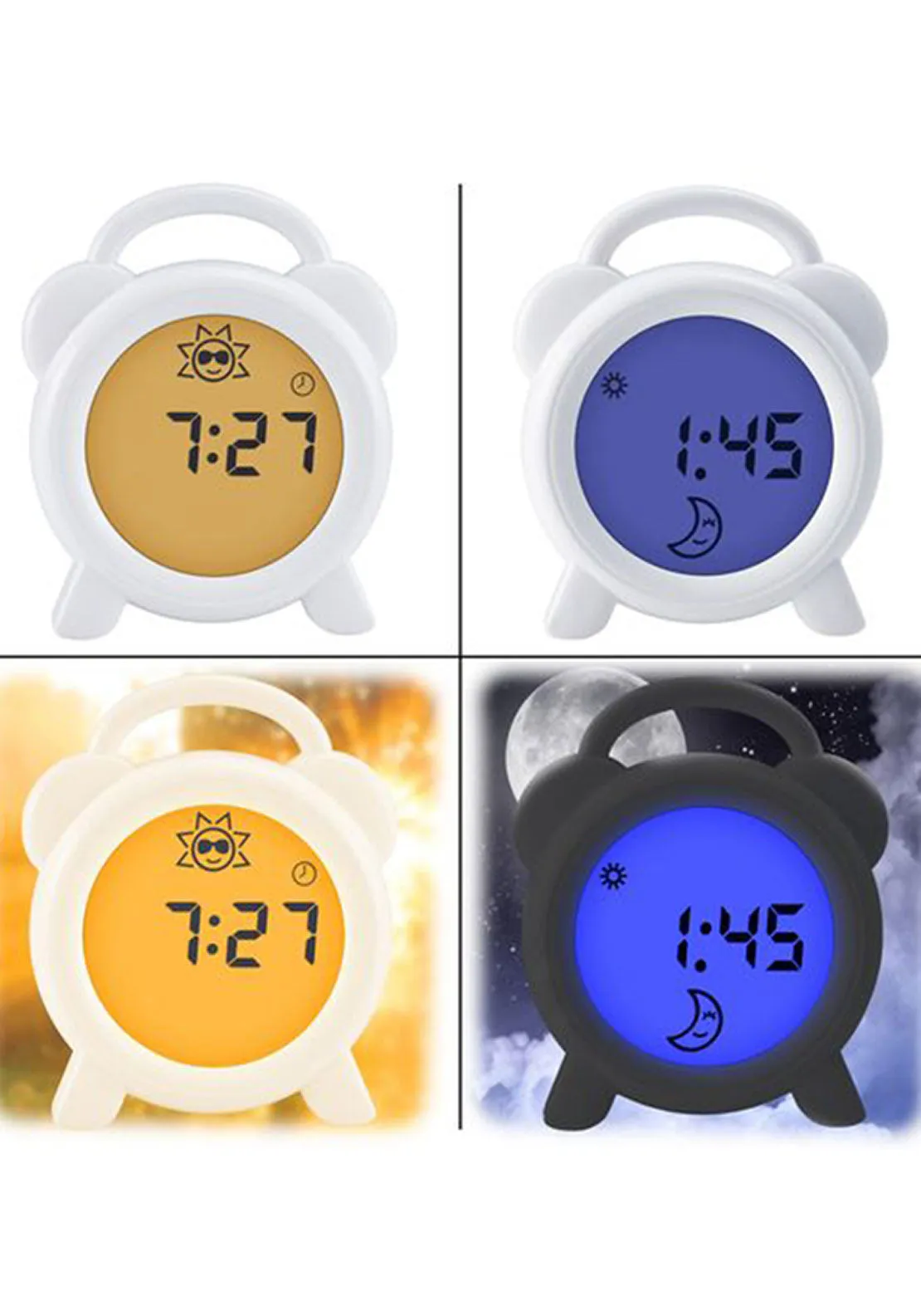 Sleep Training Nightlight Alarm Clock