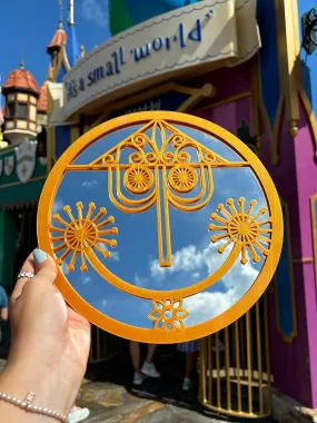 Small World Clock Face 10 Mirror