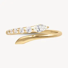 Soaring Diamonds Wrap Ring