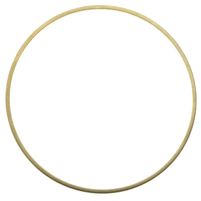 Solid Brass Bangle, Round Domed Bracelet 1.5mm (1/16 Inch) Wide (1 Piece)